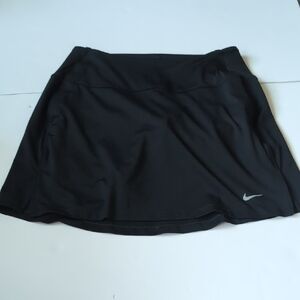 Nike Black Athletic Skirt with Silver Swoosh